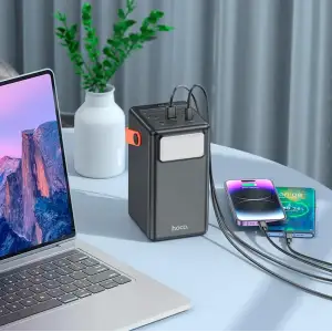 Зовнішній акумулятор Hoco J142 Surpass 100000mAh Black (6942007639965)