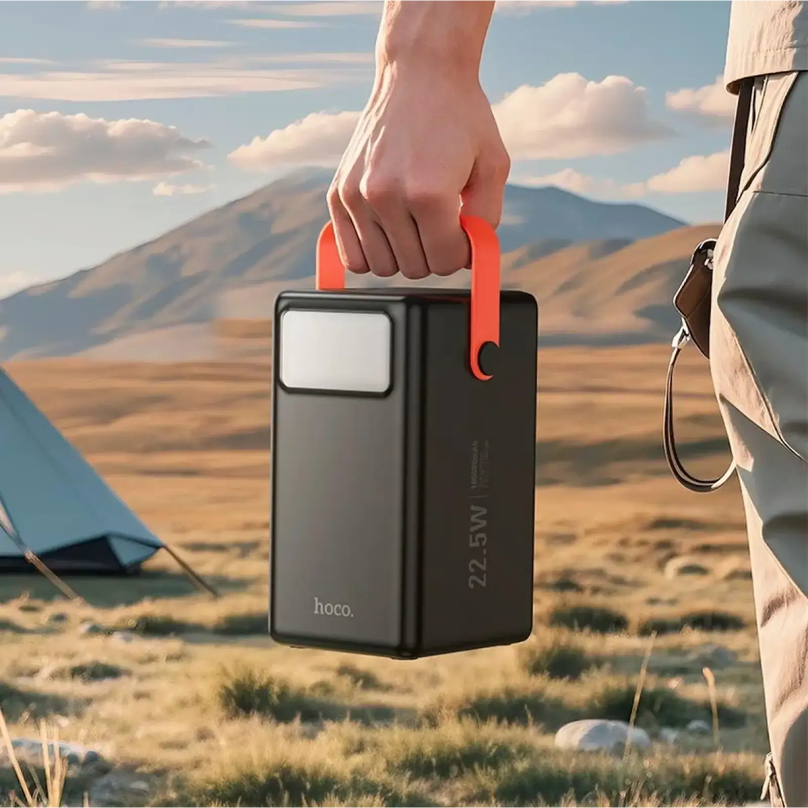 Зовнішній акумулятор Hoco J142 Surpass 100000mAh Black (6942007639965)
