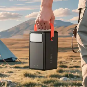 Зовнішній акумулятор Hoco J142 Surpass 100000mAh Black (6942007639965)