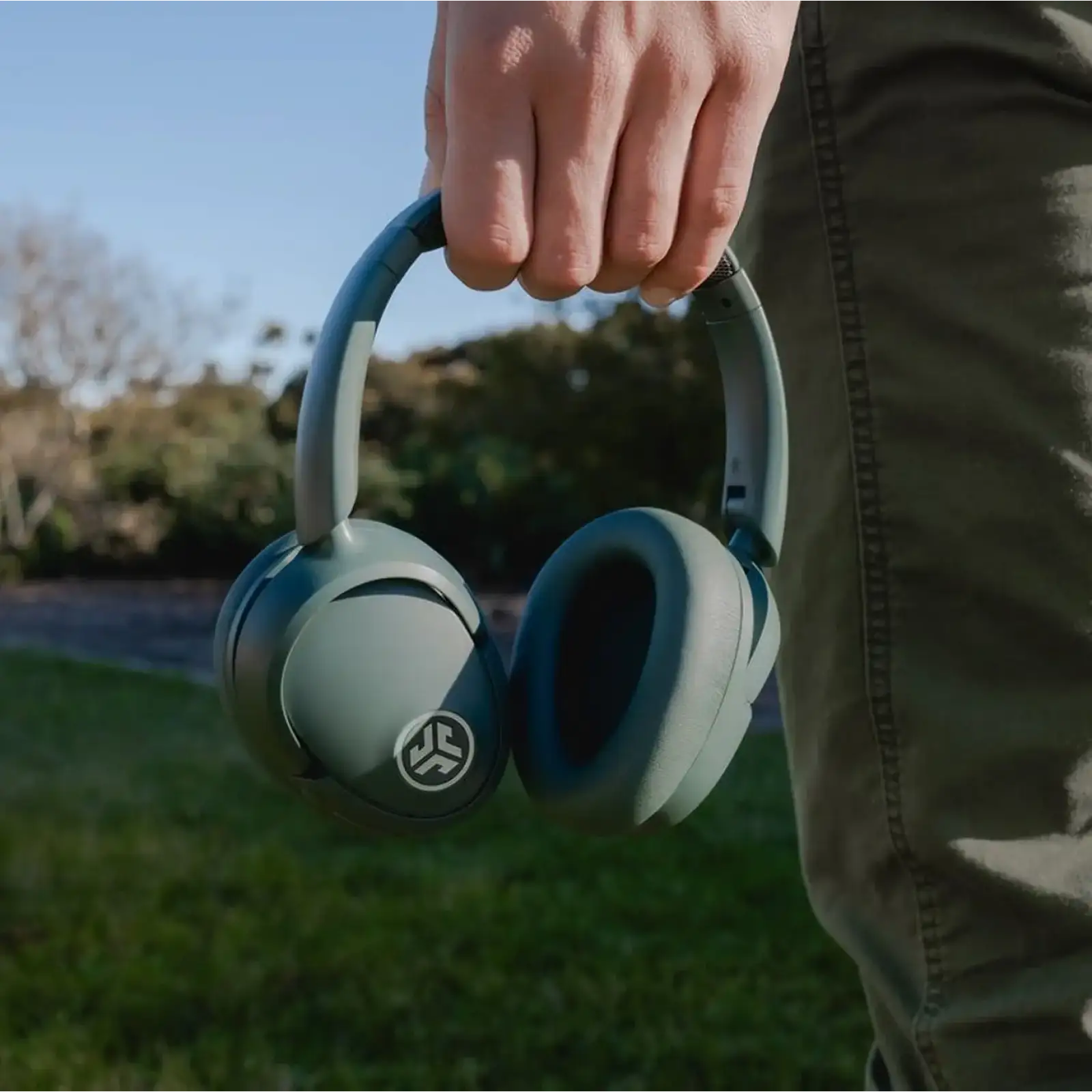 Навушники Jlab Jbuds Lux ANC Wireless Sage (IEUHBJLUXANCRSGE62) UA