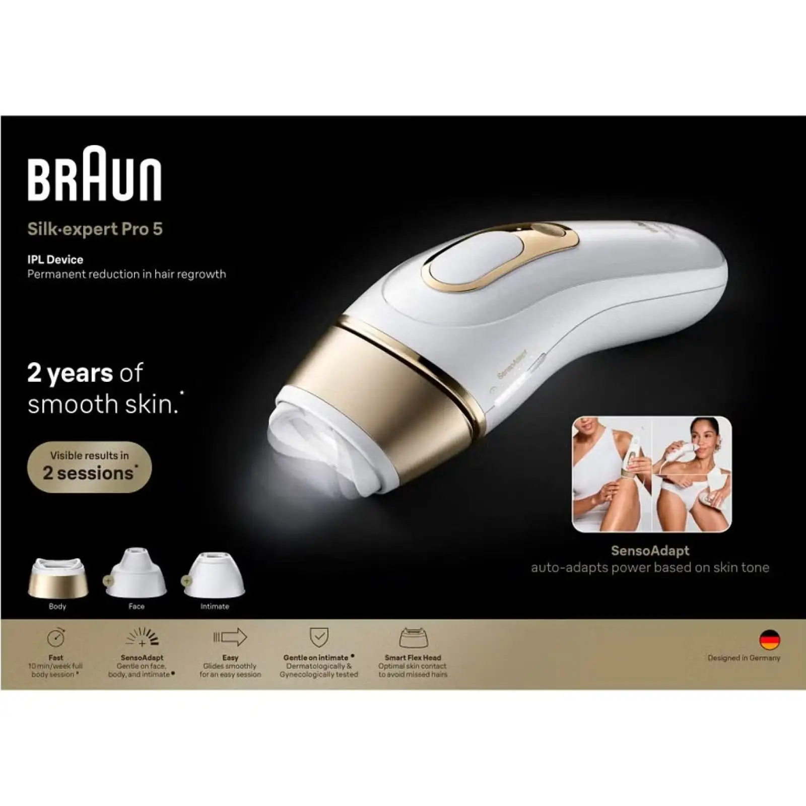 Фотоепілятор Braun Silk-Expert Pro 5 IPL PL5412 UA