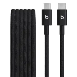 Кабель Beats USB-C to USB-C Braided Cable (1.5 m) Black (MDGA4)