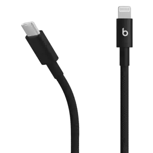 Кабель Beats USB-C to Lightning Woven Cable (1.5 m) Bolt Black (MDGK4)