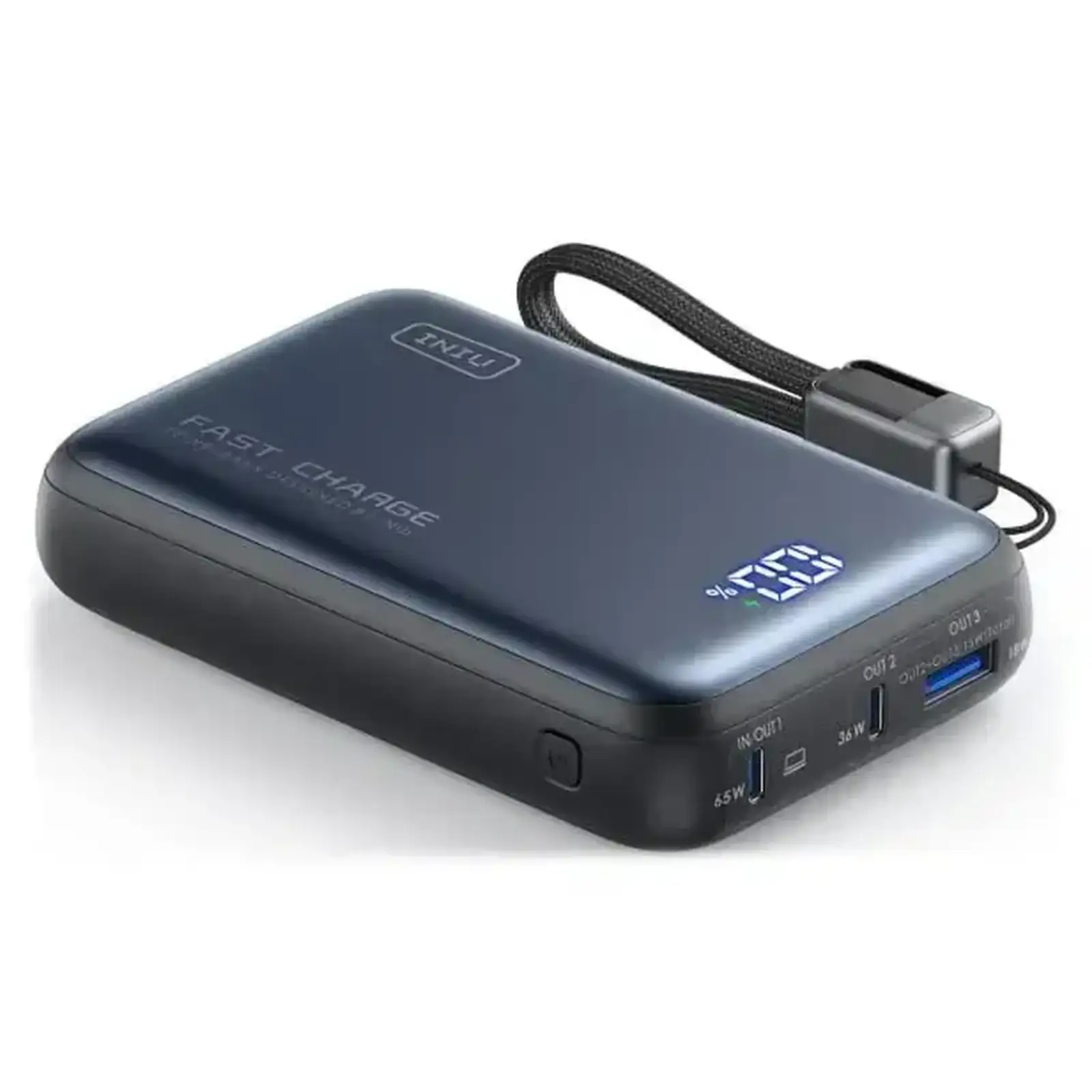 Внешний аккумулятор INIU Leopard Power 20000mAh 65W Black (P62-P1)