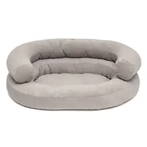 Лежак Petbed Бабл М 95х67см h-30см Cірий