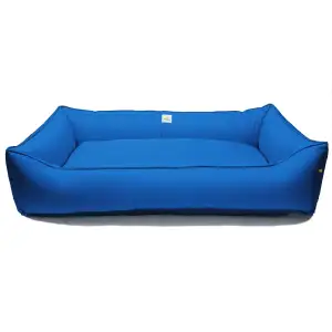 Лежак Petbed Банни 3XL 120х80см h-24см Синий