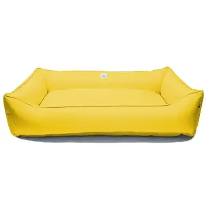 Лежак Petbed Банни 3XL 120х80см h-24см Желтый