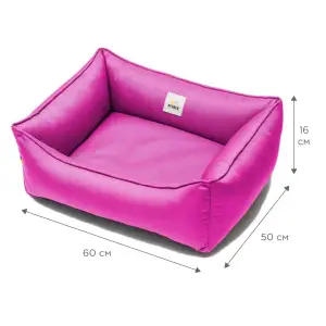 Лежак Petbed Банни S 60х50см h-16см Розовый