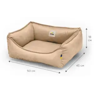Лежак Petbed Комфорт XS 50х45см h-18см Бежевий