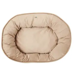 Лежак Petbed Пончик XL 105х90см h-21см Бежевий