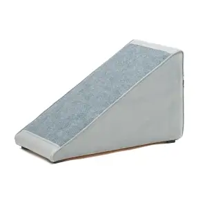 Пандус Petbed с домом и ковром левый 68x35см h-42см Серый