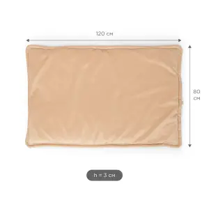Килим Petbed Слім 3ХL 120x80см h-3см Бежевий