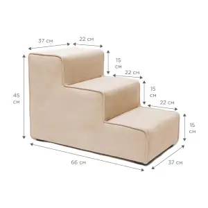 Сходинки Petbed широкі 66х37см h-45см Бежевий