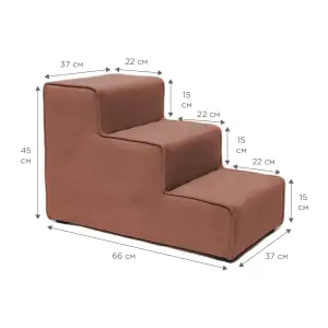 Сходинки Petbed широкі 66х37см h-45см Коричневий