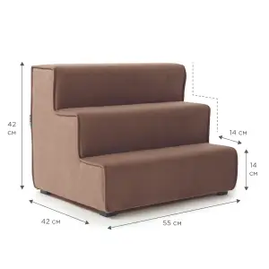 Сходинки Petbed 55x42см h-42см Коричневий