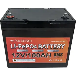 Акумулятор для ДБЖ Pulsepad 12V 100AH LiFePO4 Battery