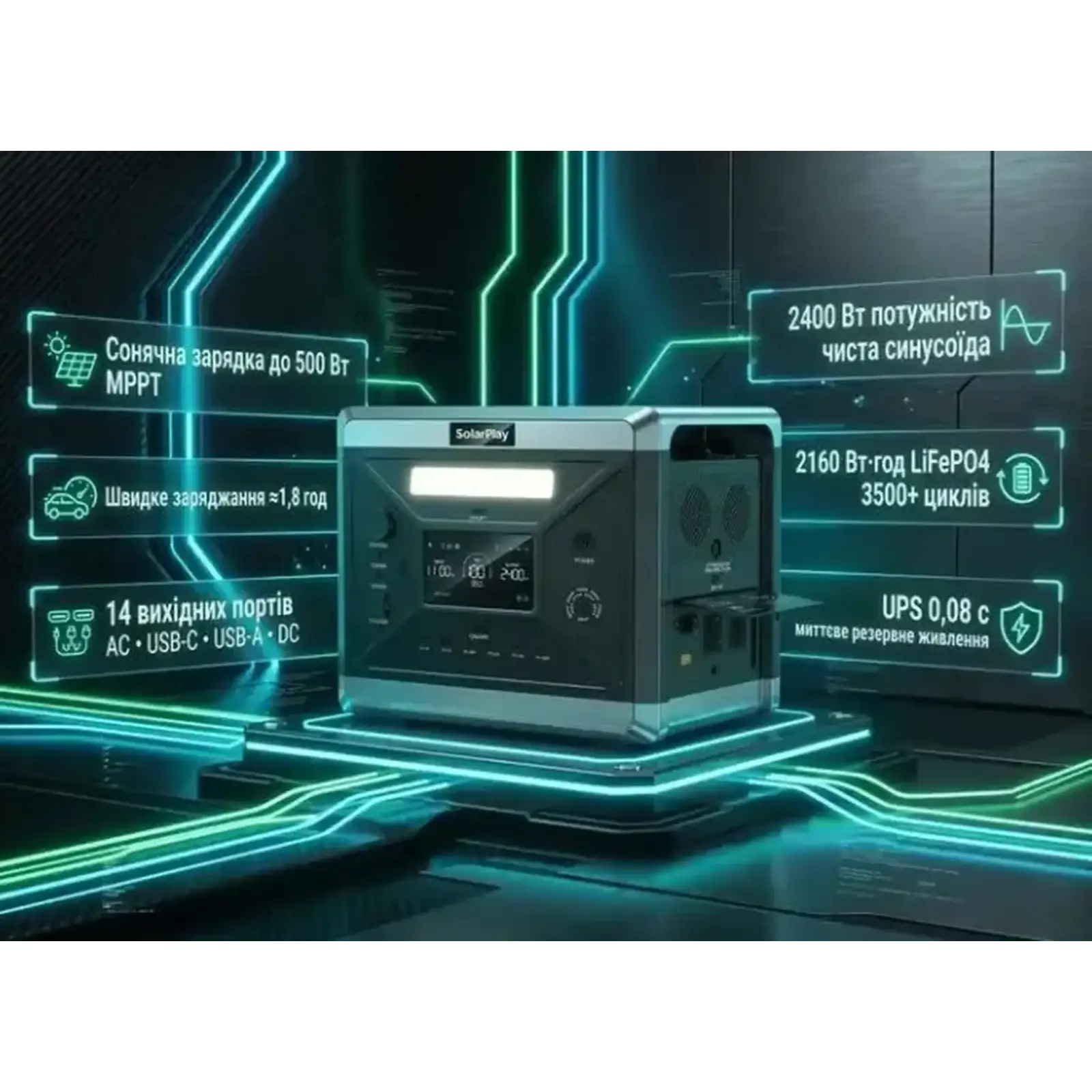 Зарядная станция SolarPlay Q2501