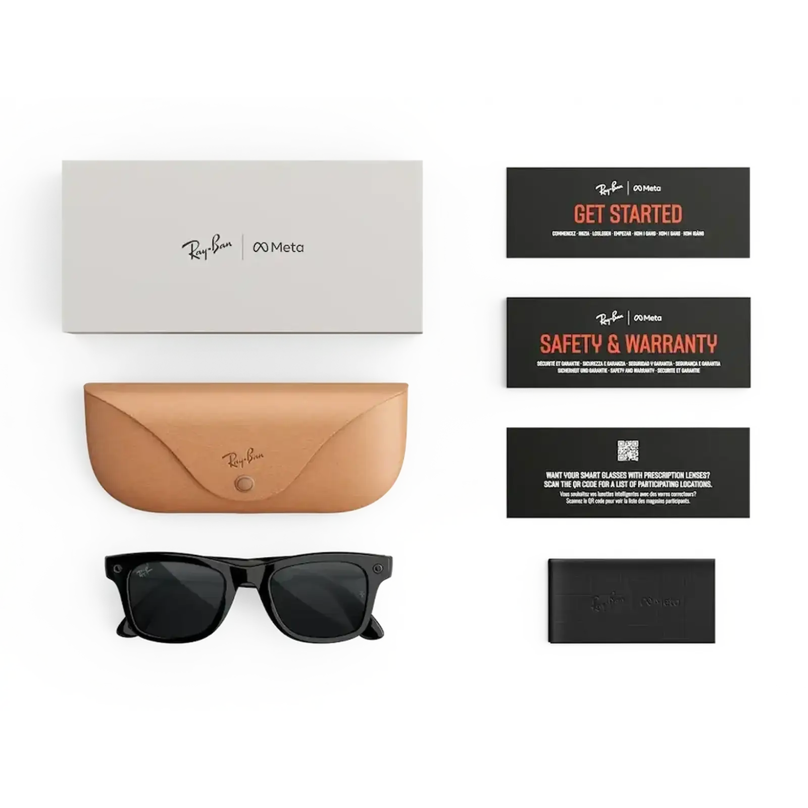 Смарт-очки Ray-Ban Meta Wayfarer Gen 3 Standard Black Frame / Clear to Grey Transitions Lenses (RW4011 601/1Z 50-22)