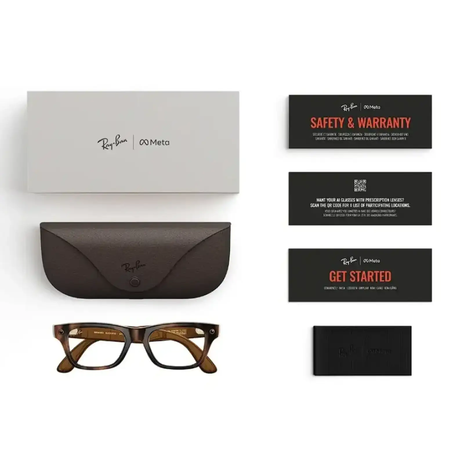 Смарт-очки Ray-Ban Meta Blayzer Optics Gen 2 Shiny Havana with Demo Lens (RW7001 8528 50-19)