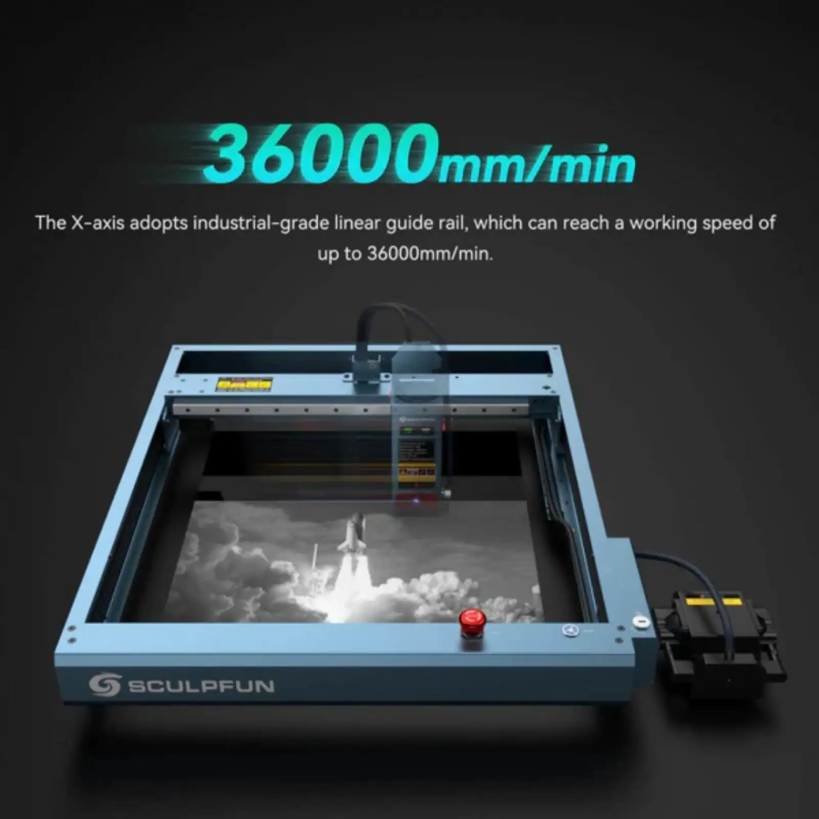 Лазерний гравер Sculpfun SF-A9 40W Air Assist