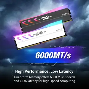Оперативная память Silicon Power XPOWER Storm DDR5 16GB (2x8GB) Storm RGB 6000 CL36 (SP016GXLWU60FBDKAI)