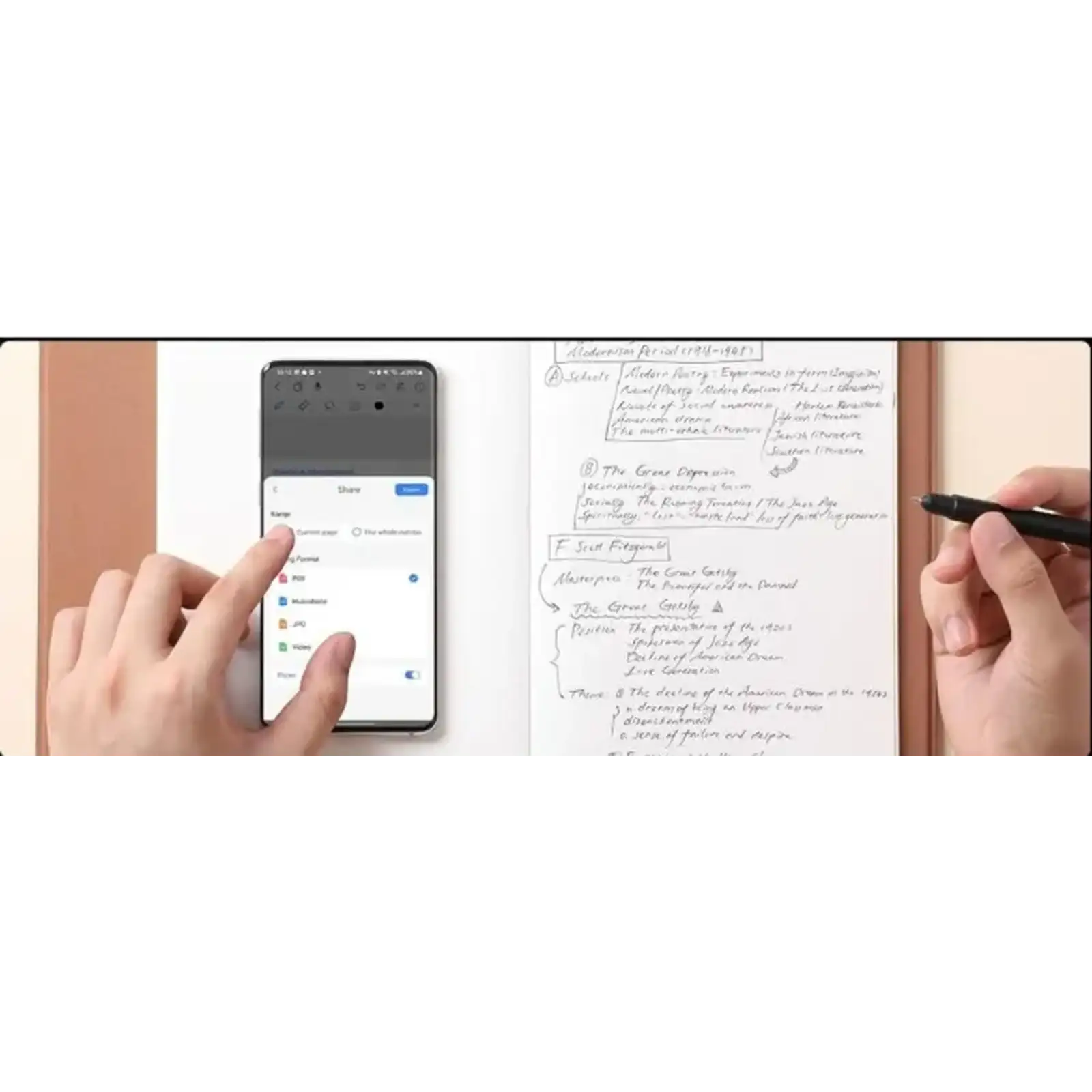 Умный блокнот Huion Note X-10