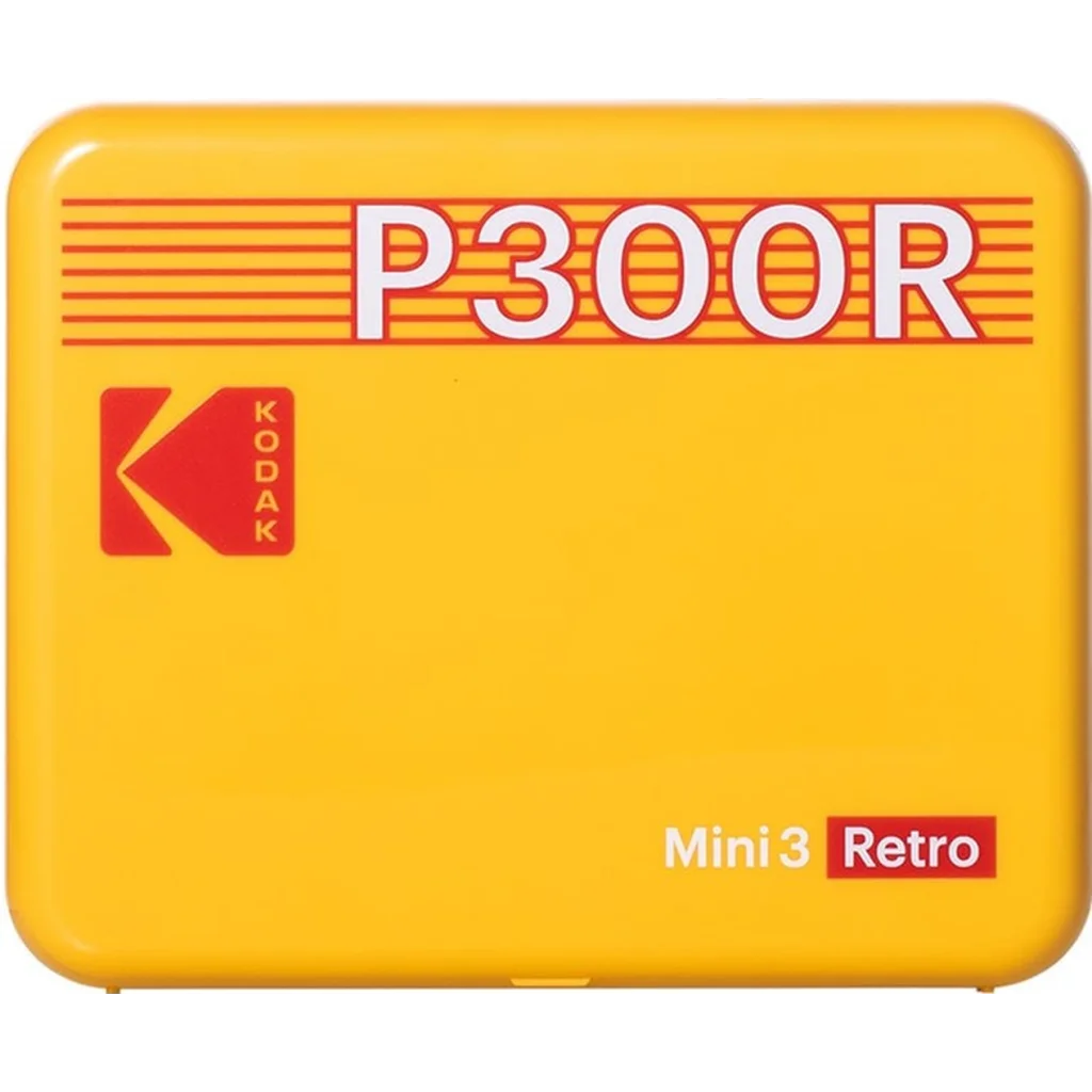 Портативный фотопринтер KODAK Mini 3 Retro 4PASS 3 x 3 + 60 листов (0192143003373)