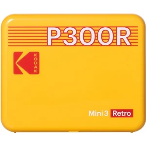 Портативный фотопринтер KODAK Mini 3 Retro 4PASS 3 x 3 + 60 листов (0192143003373)