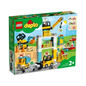 Конструктор LEGO Duplo Town Підйомний кран і будівництво (10933)