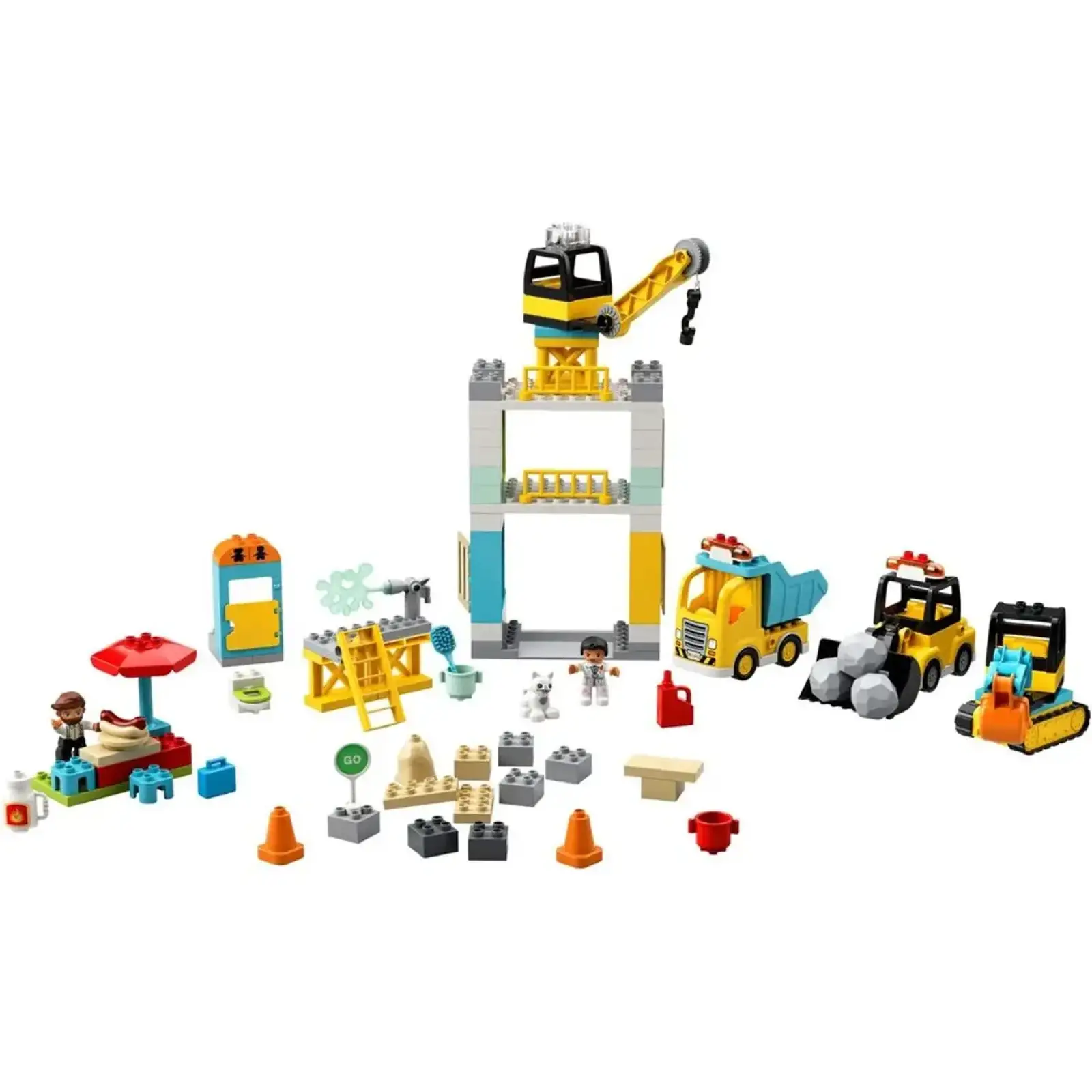 Конструктор LEGO Duplo Town Підйомний кран і будівництво (10933)