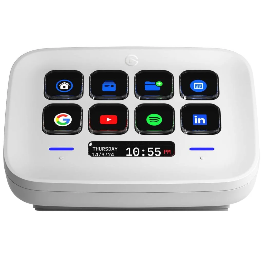 Контролер для стрімінга Elgato Stream Deck Neo White (10GBJ9901)