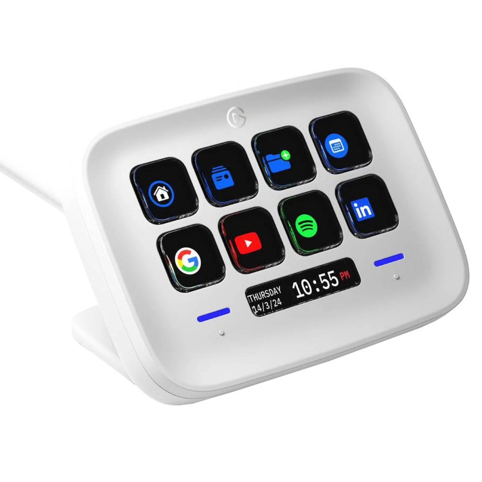 Контролер для стрімінга Elgato Stream Deck Neo White (10GBJ9901)