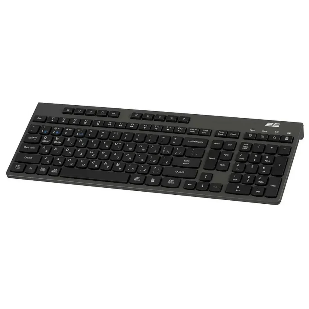 Клавиатура беспроводная 2E KS280 WL BT EN/UKR Black (2E-KS280WBGR_UA) UA