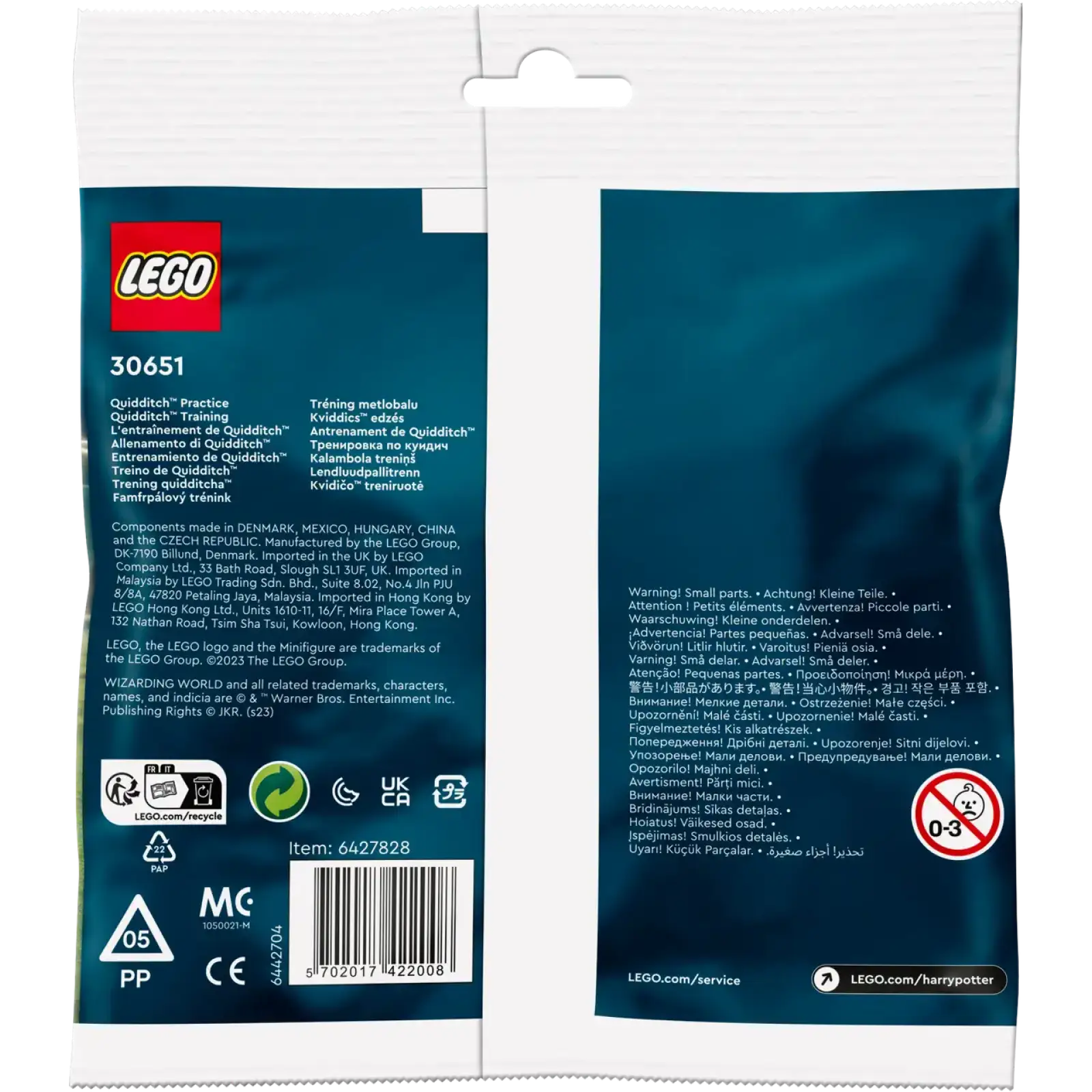 Конструктор LEGO Harry Potter Тренування з квідичу (30651)