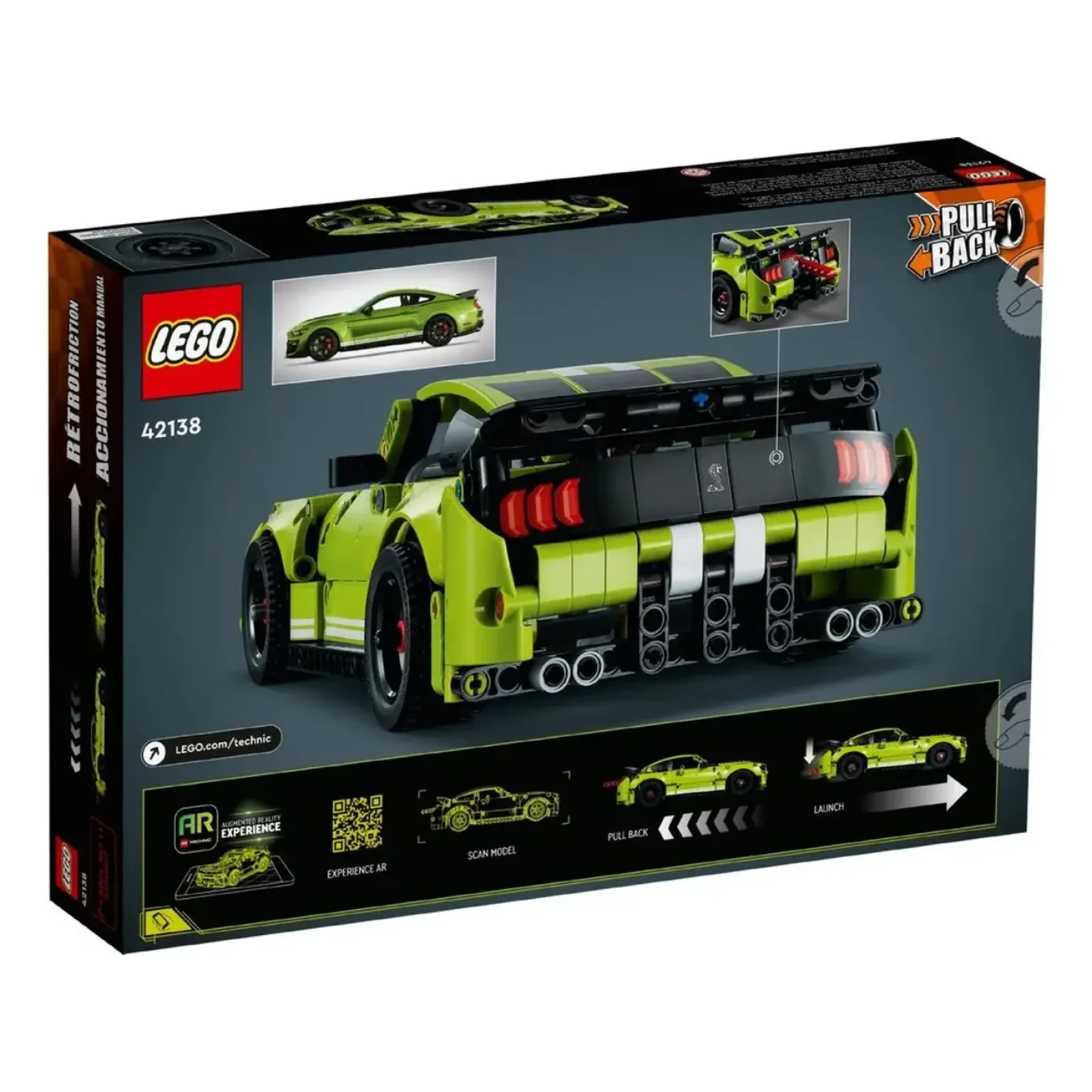 Конструктор LEGO Technic Ford Mustang Shelby GT500 (42138)