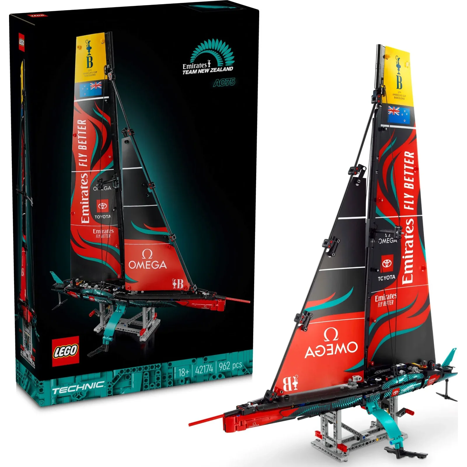 Конструктор LEGO Technic Emirates Team New Zealand AC75 Yacht (42174)