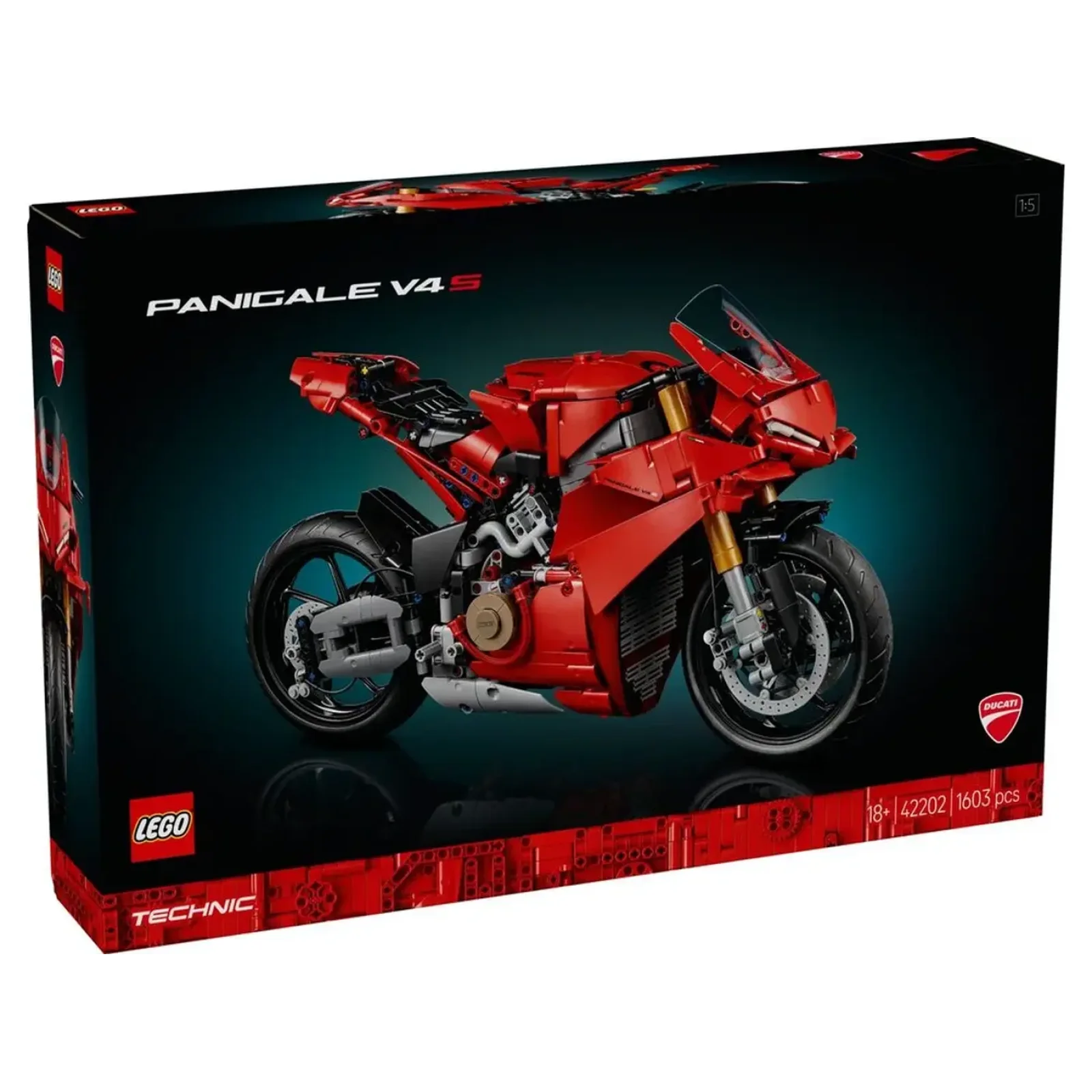 Конструктор LEGO Technic Ducati Panigale V4 S Motorcycle (42202)