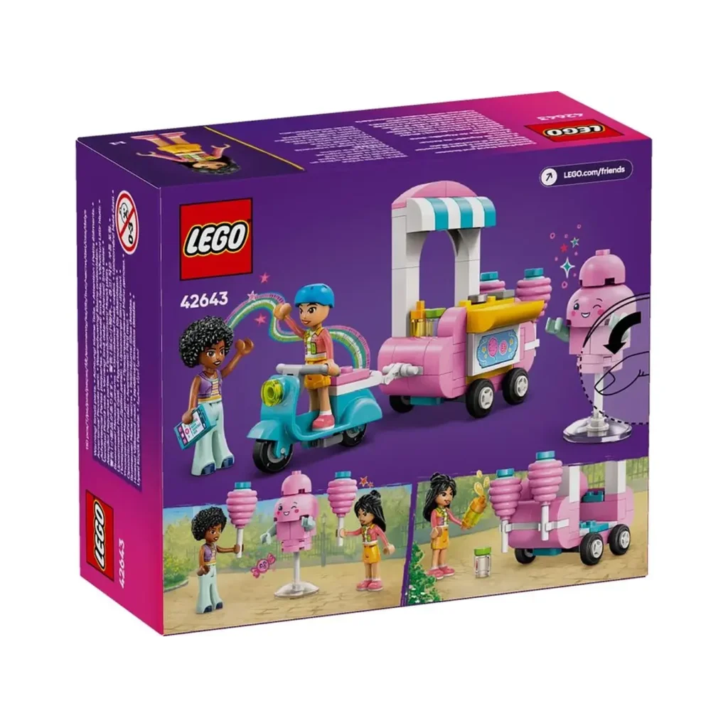 Конструктор LEGO Friends Ятка із солодкою ватою та скутер (42643)