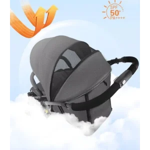 Прогулочная коляска 525Baby Grey