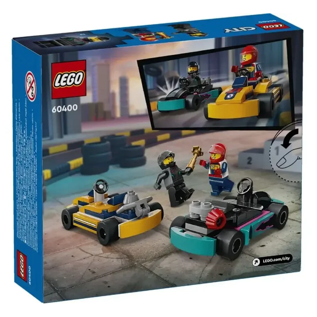 Конструктор LEGO City Картинг і гонщики (60400)