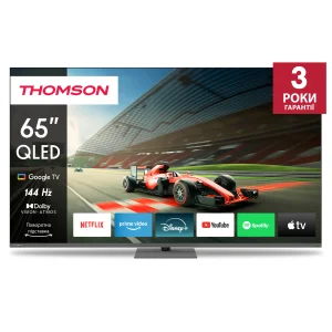 Телевізор Thomson Google TV 65" UHD QLED 144Hz 65QG7C04 UA