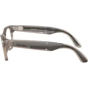 Смарт-окуляри Ray-Ban Meta Wayfarer Shiny Warm Stone Frame Clear/Watermelon Red Transitions Lenses (RW4008 6705P553)