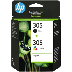Комплект катриджей HP 305 черный + цветной HP (6ZD17AE)