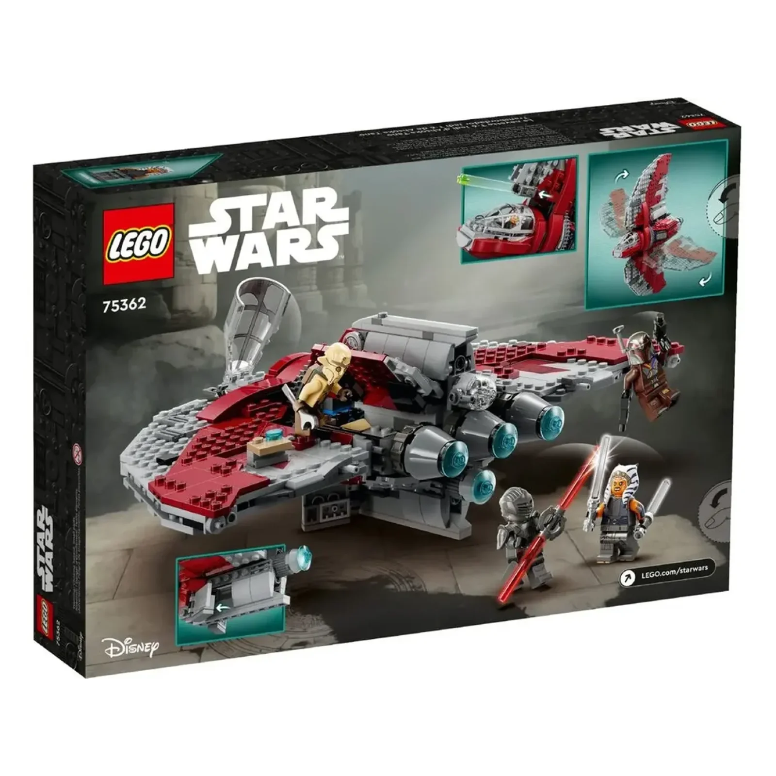 Конструктор LEGO Star Wars Джедайский шаттл Т-6 Асоки Тано (75362)