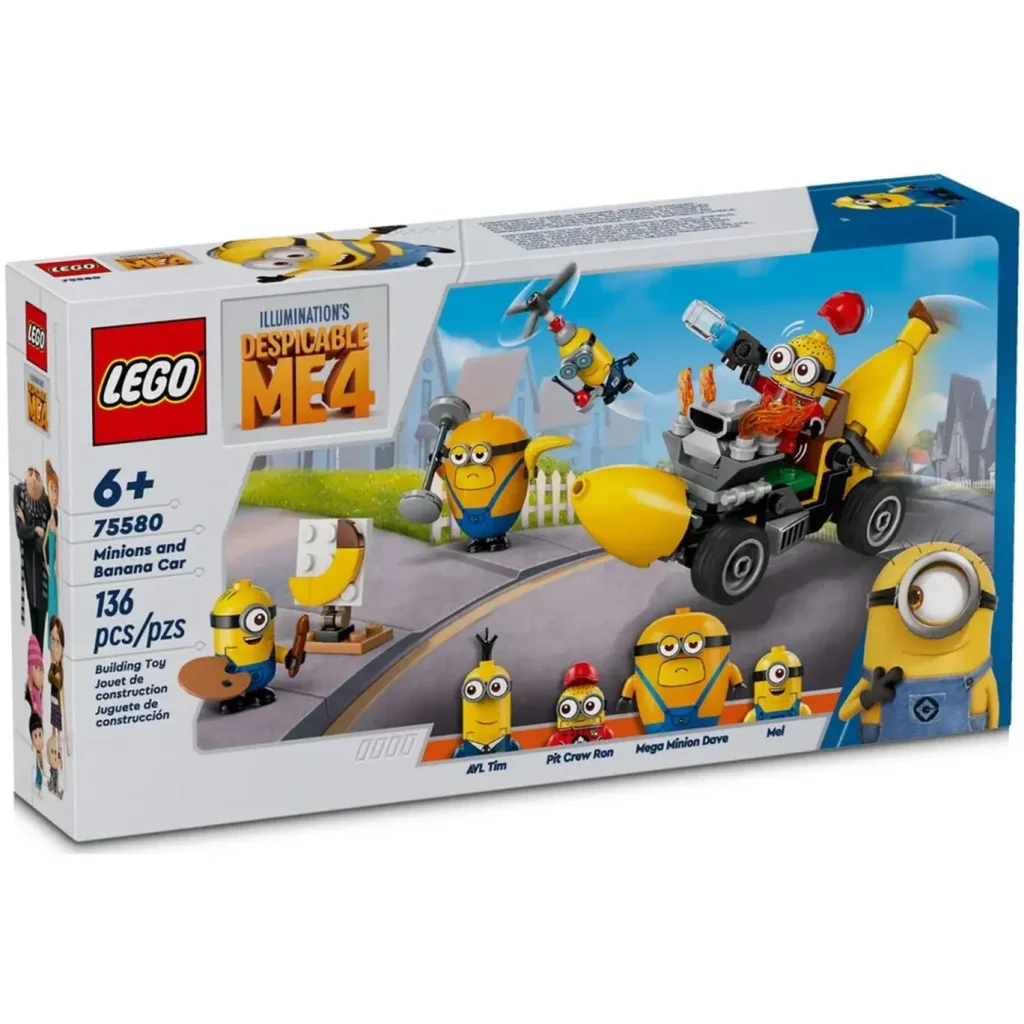 Конструктор LEGO Миньоны и машина-банан (75580)