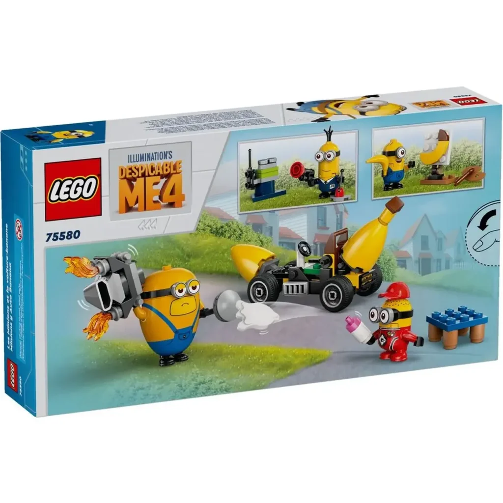 Конструктор LEGO Миньоны и машина-банан (75580)