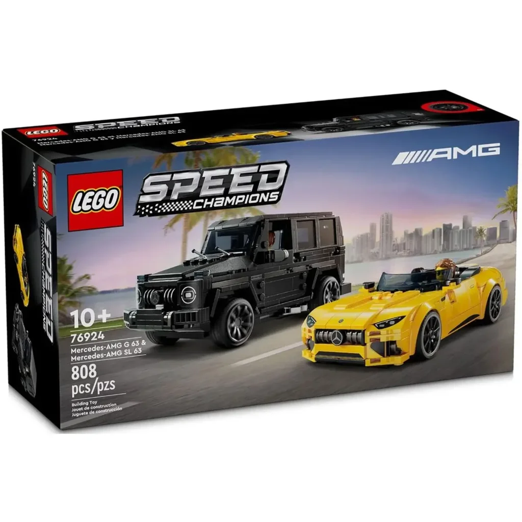 Конструктор LEGO Speed Champions Mercedes-AMG G 63 і Mercedes-AMG SL 63 (76924)