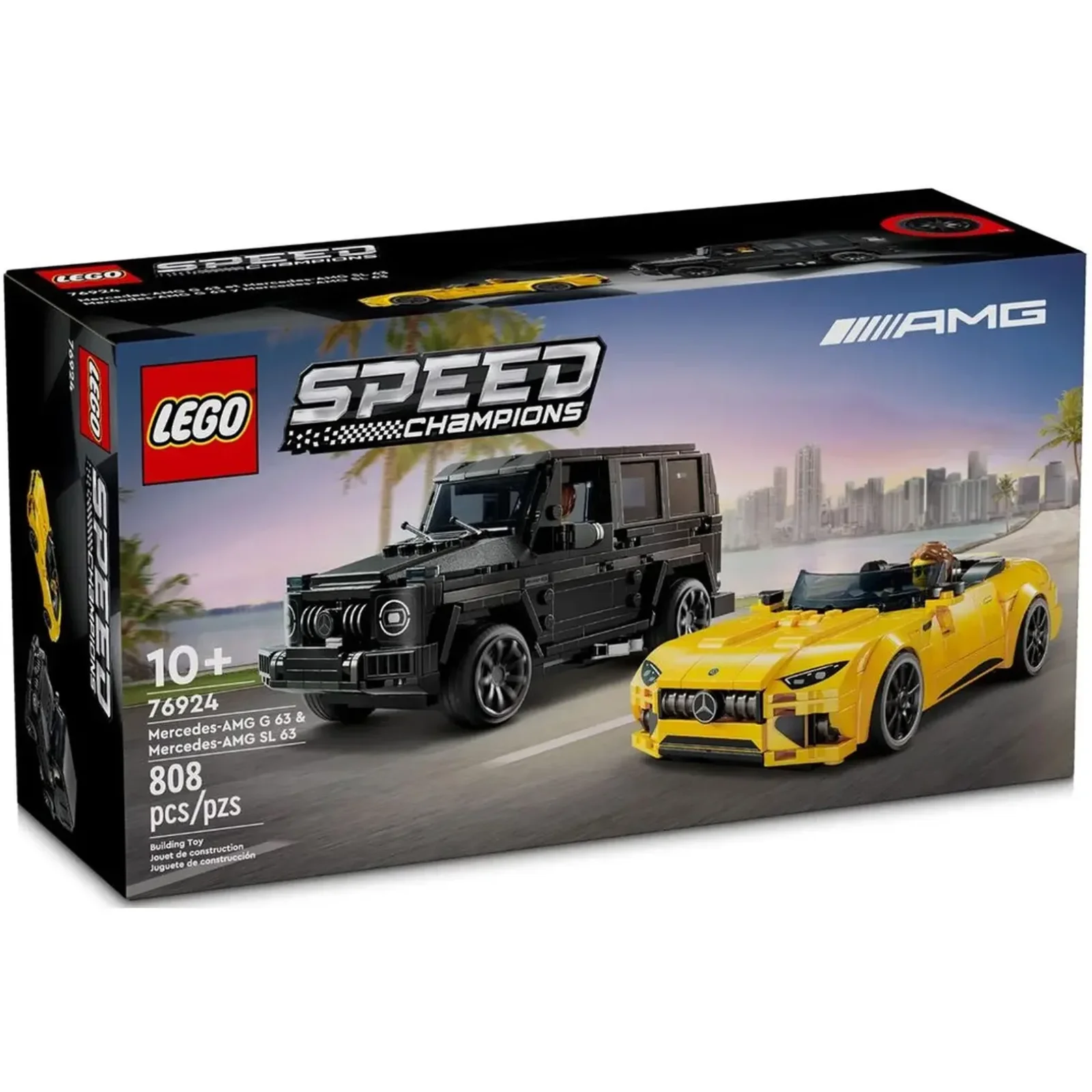 Конструктор LEGO Speed Champions Mercedes-AMG G 63 і Mercedes-AMG SL 63 (76924)