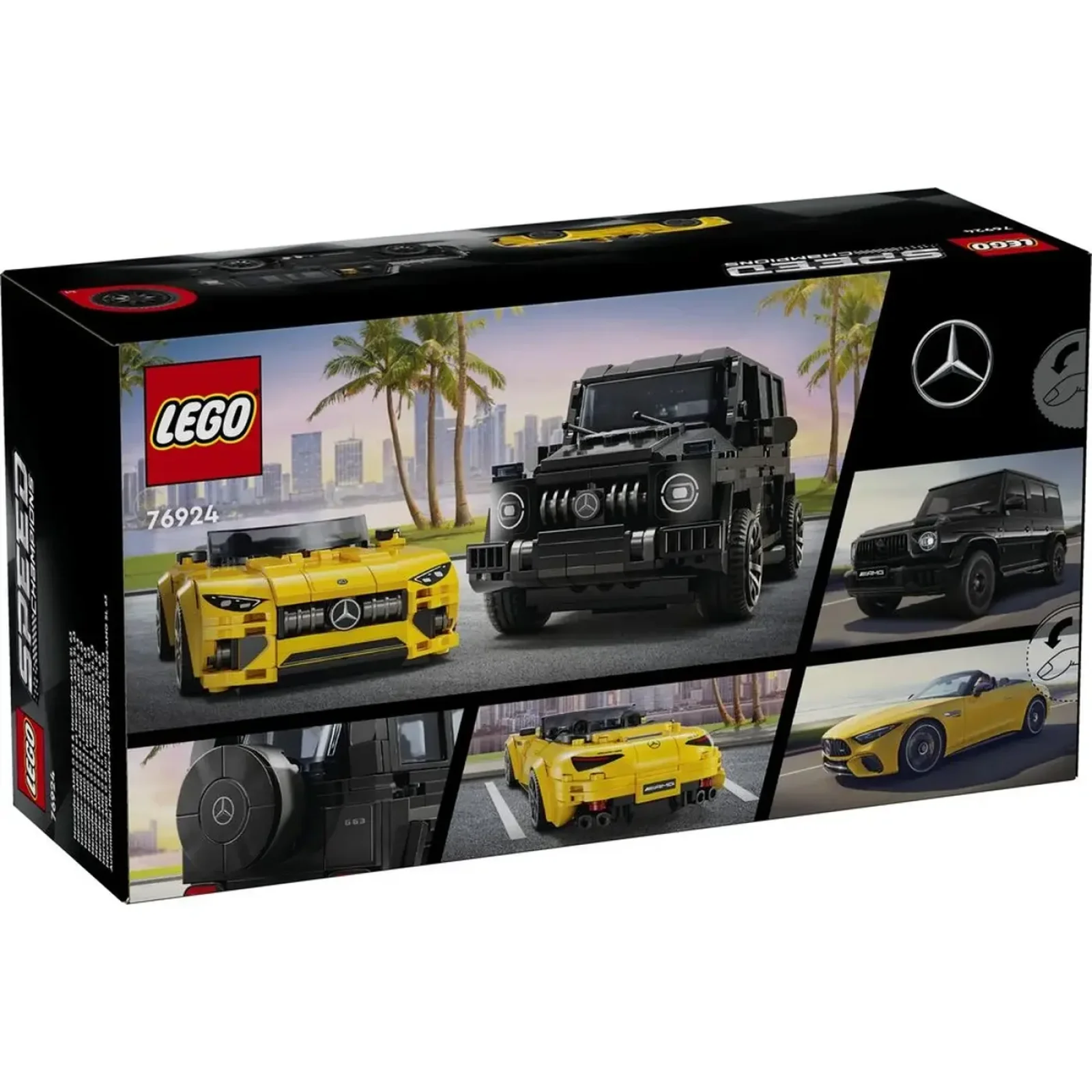 Конструктор LEGO Speed Champions Mercedes-AMG G 63 і Mercedes-AMG SL 63 (76924)