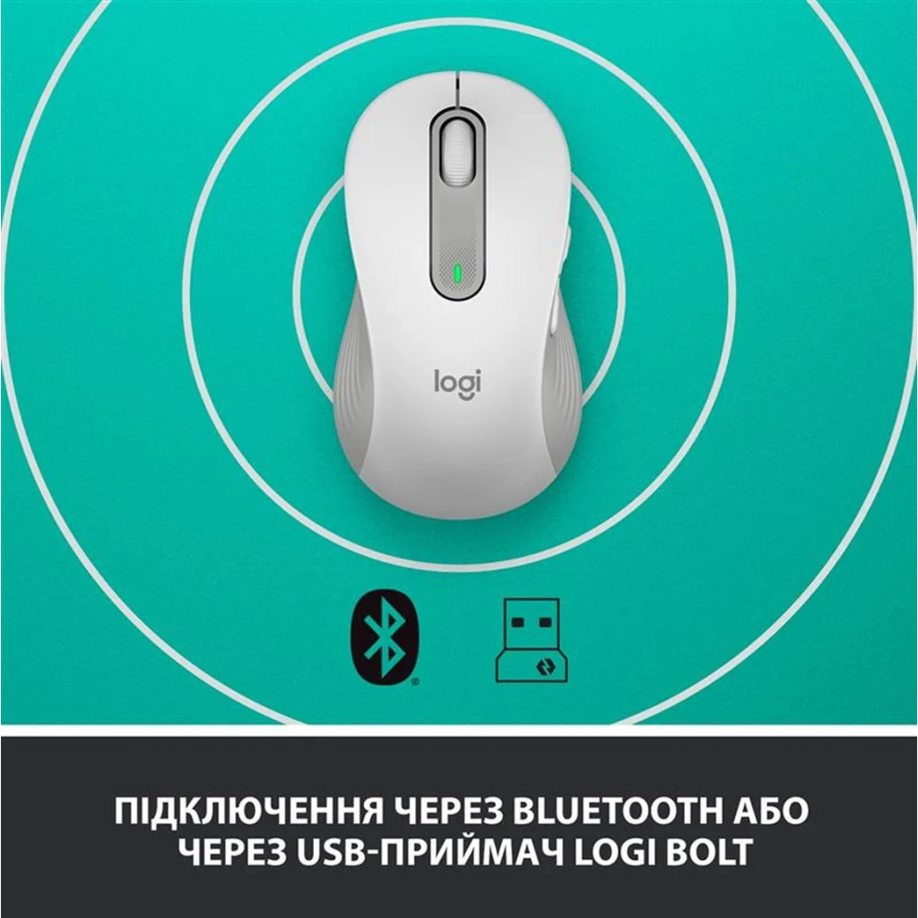 Мышь Logitech Signature M650 L LEFT Off-White (910-006240)